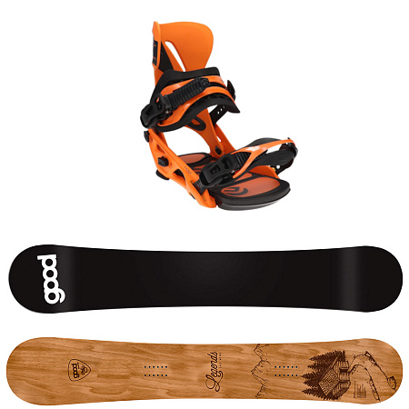 Комплит сноуборд LEGENDS CAMBER + крепления DSW